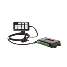 11-key customizable control panel for industrial vehicles